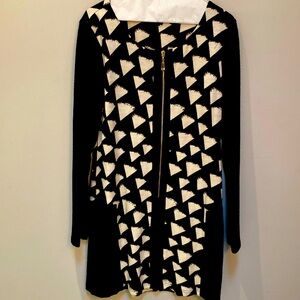 Fantazia zip-front dress.  Size L.